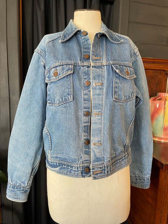 1970s Dickies Denim Jacket Mens Made in USA Etsy Canada