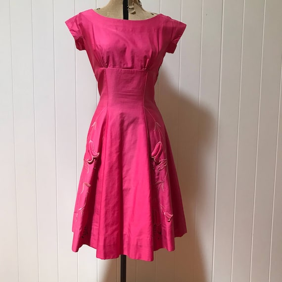 Fuschia Cocktail Dress