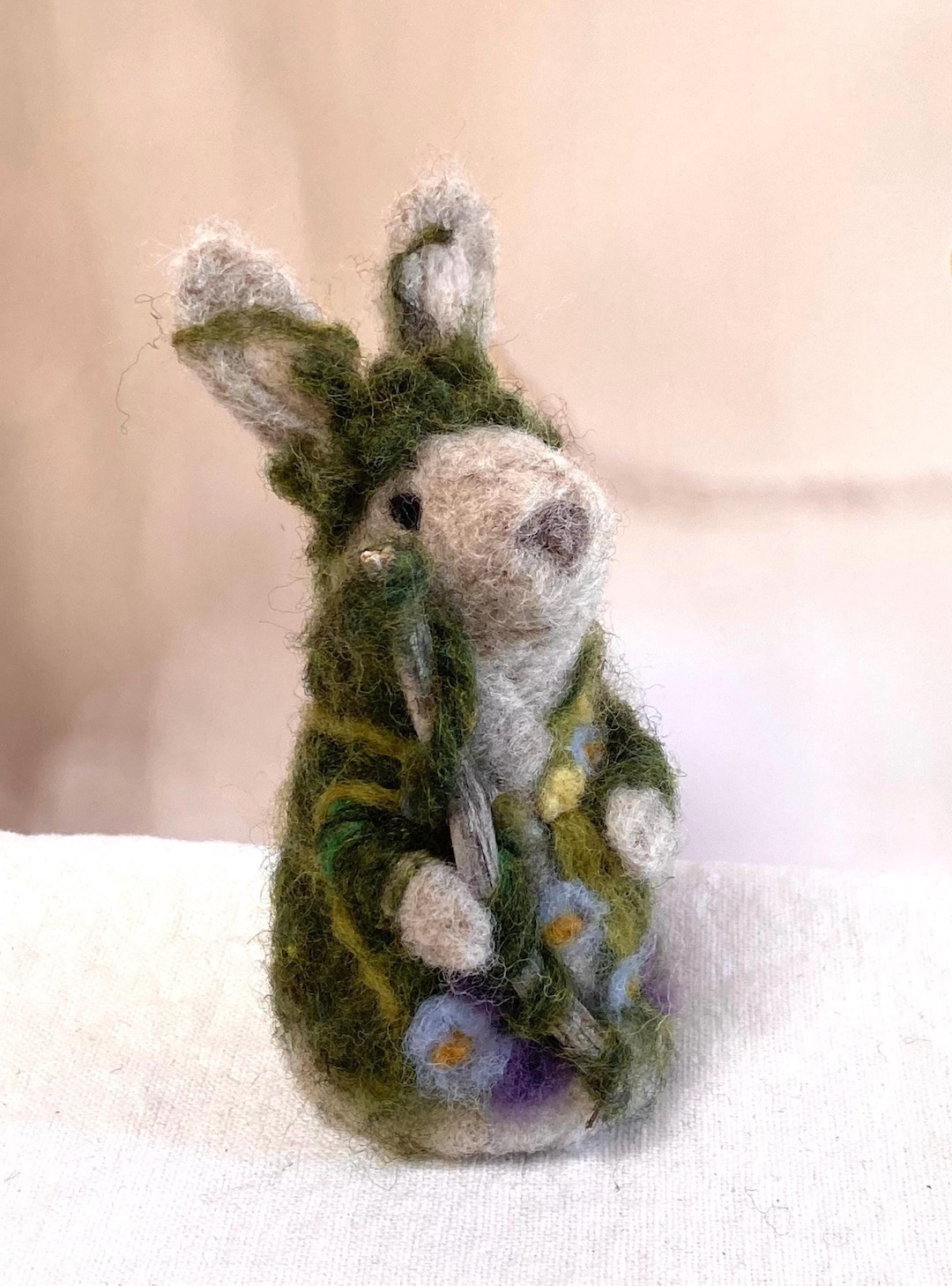 Spirit Animal Coinin the Rabbit, Guardian of the Forest (needle Felt ...