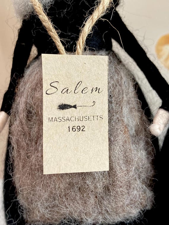Salem Witch Halloween Figurines, 1692 Salem Massachusetts