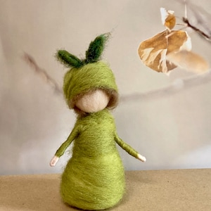 Needle felted root children, Waldorf inspired, spring nature table, Easter