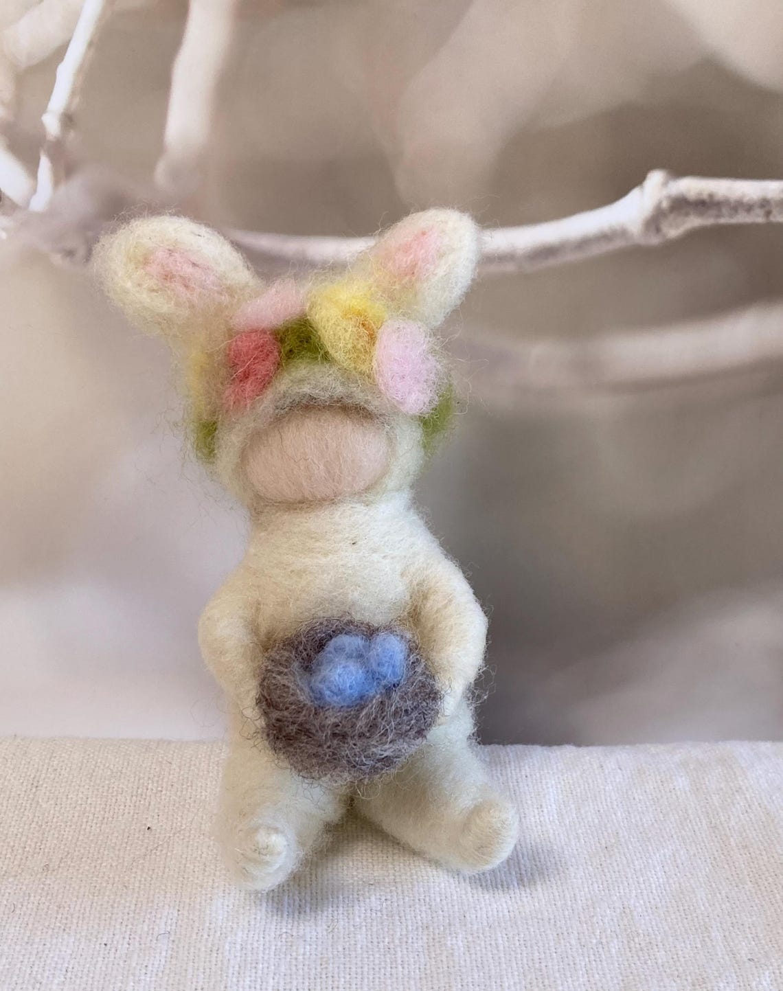 Needlefilter Peter Rabbit Needle Felted Baby Bunny,easter Decoration, Easter Gifts, Spring ...