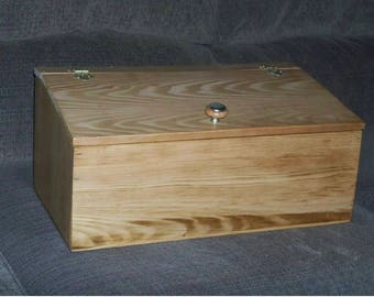 Bread Box, Wooden; Beautifully Hand Crafted