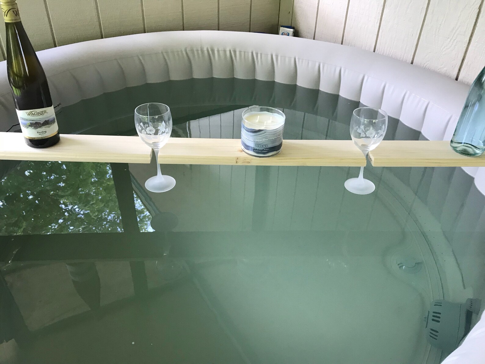 Hot Tub Shelf Spa Jacuzzi Wine & Candle Caddy Shelf 84 Inches Etsy UK