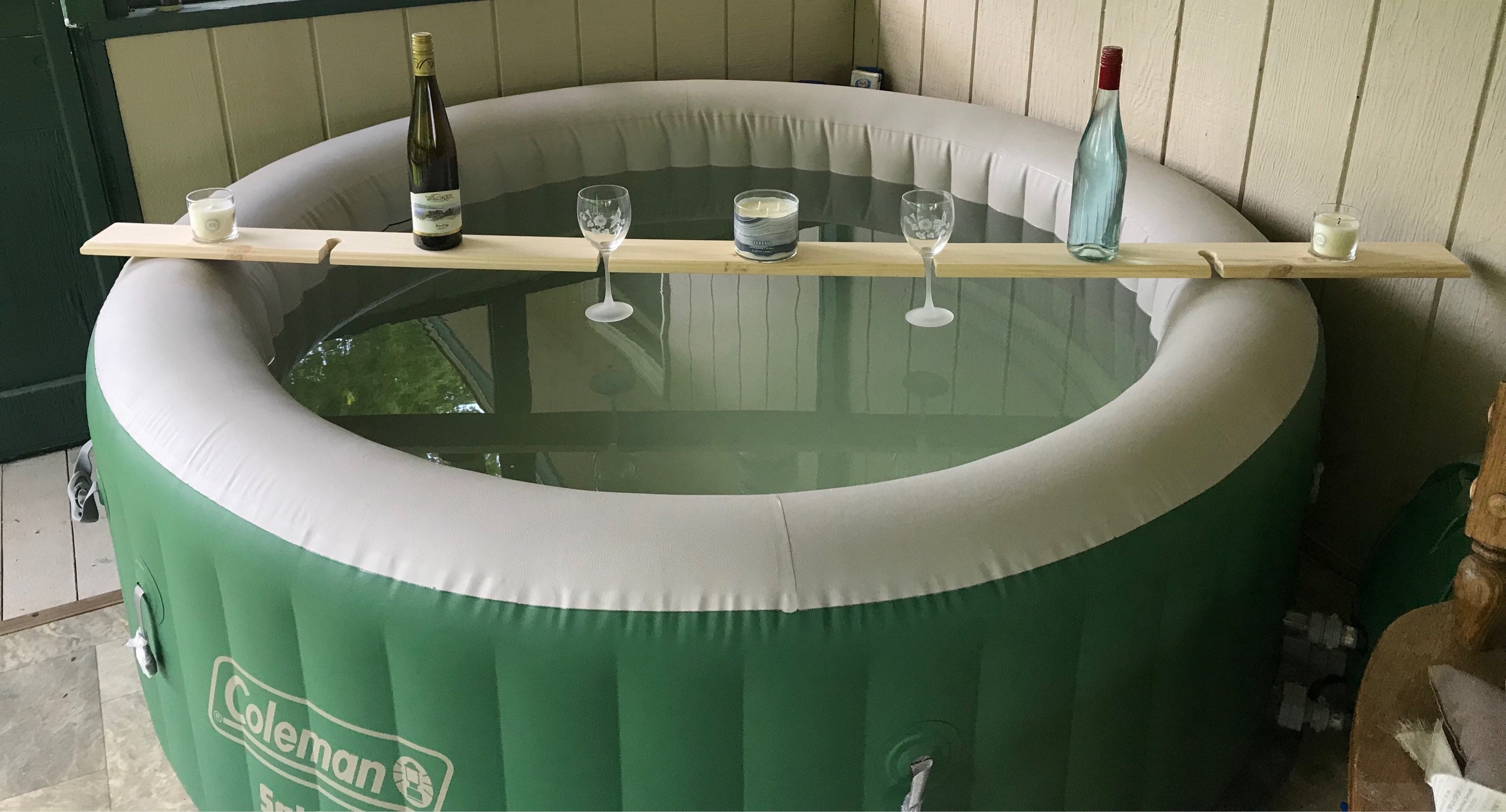 Hot Tub Shelf Spa Jacuzzi Wine & Candle Caddy Shelf 84 Inches Etsy UK
