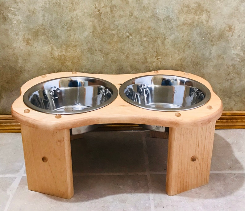 Dog Bowl Holder for Larger Dogs Custom Made Hand Crafted Etsy