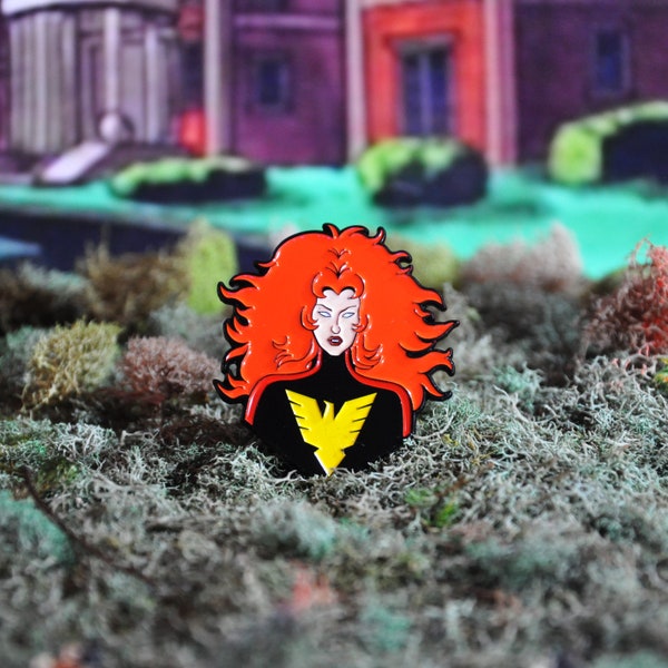 Dark Jean enamel pin