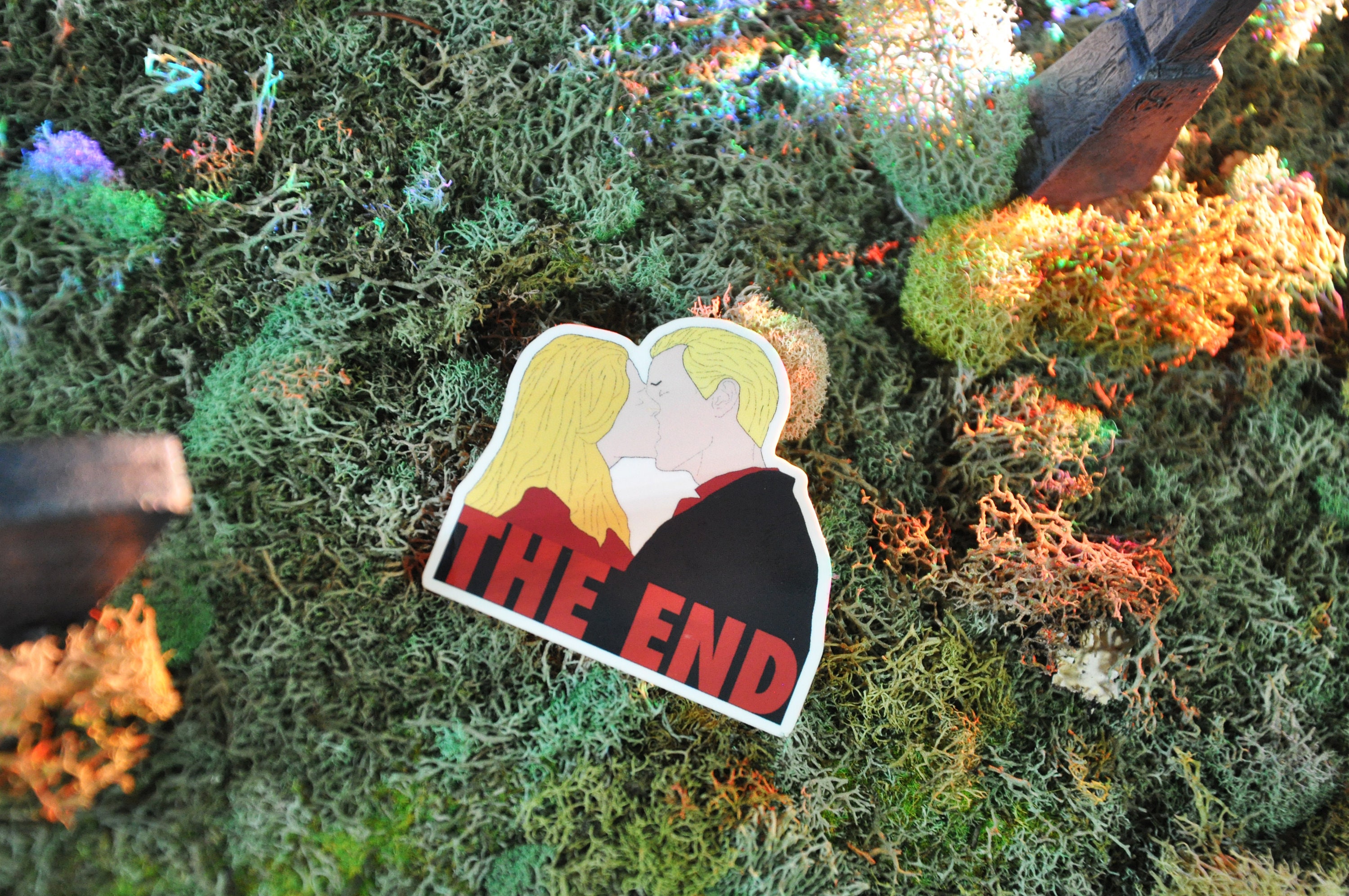 Finaled Sticker The End Sticker and Pin - Etsy
