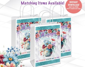 Mother's Day Gift Bag Label Instant Download | Mother's Day Gift Bag Label Printable | Mother's Day Treat Bag | M3
