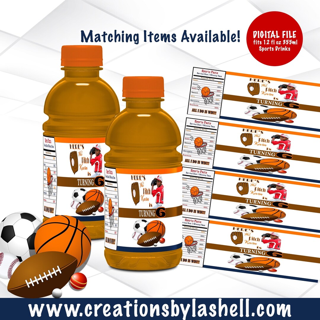 Sports Drink Labels Printable All Star Sports Drink Labels Template