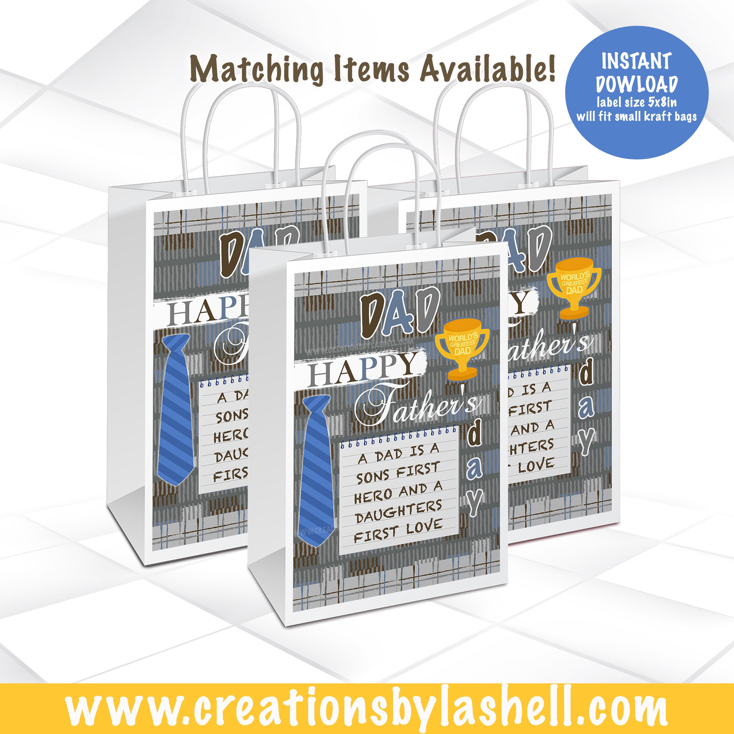 Father's Day Favors Bundle Instant Download Father's Day Favors Bundle ...