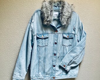 denim jacket fluffy inside