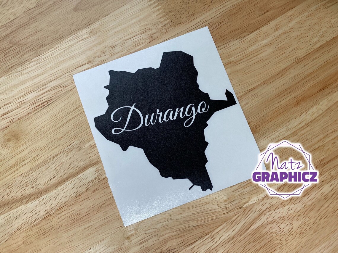 Estado De Durango Decal, DGO Sticker, Hard Hat Decal, Yeti Cup Sticker ...