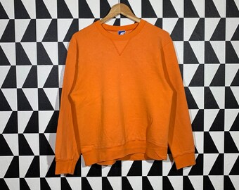 champion sweater orange