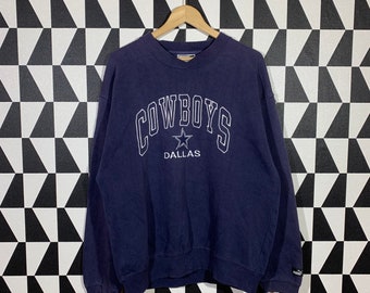 dallas cowboys embroidered sweatshirt