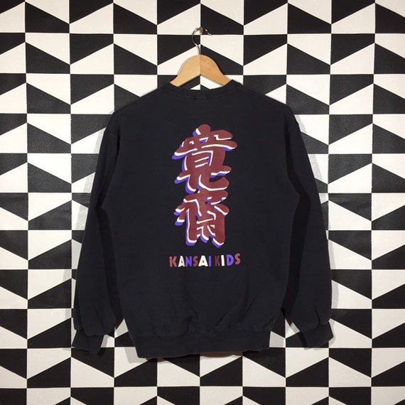 Vintage 90s Kansai Yamamoto Sweatshirt Kansai Crew