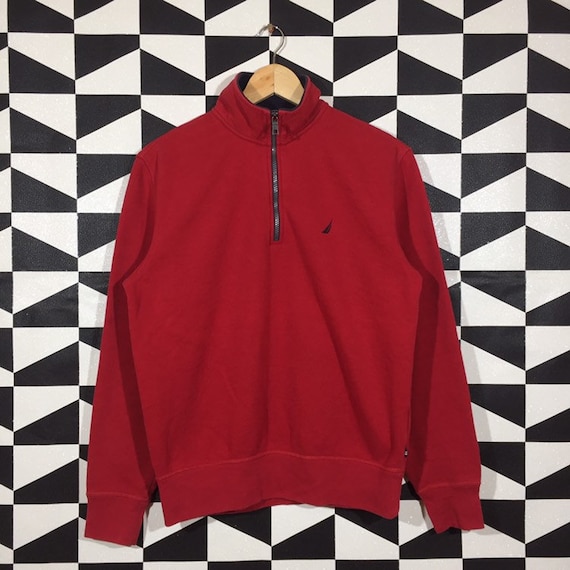 vintage nautica quarter zip