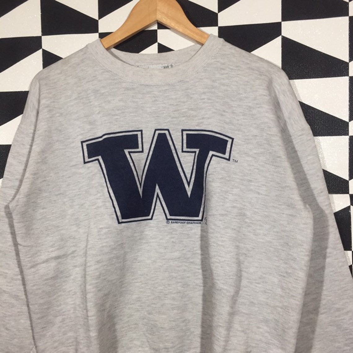 Vintage 90s Washington Sweatshirt Washington Crewneck | Etsy