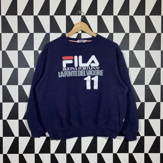 Vintage Fila Fila Crewneck Fila Sweater Logo |