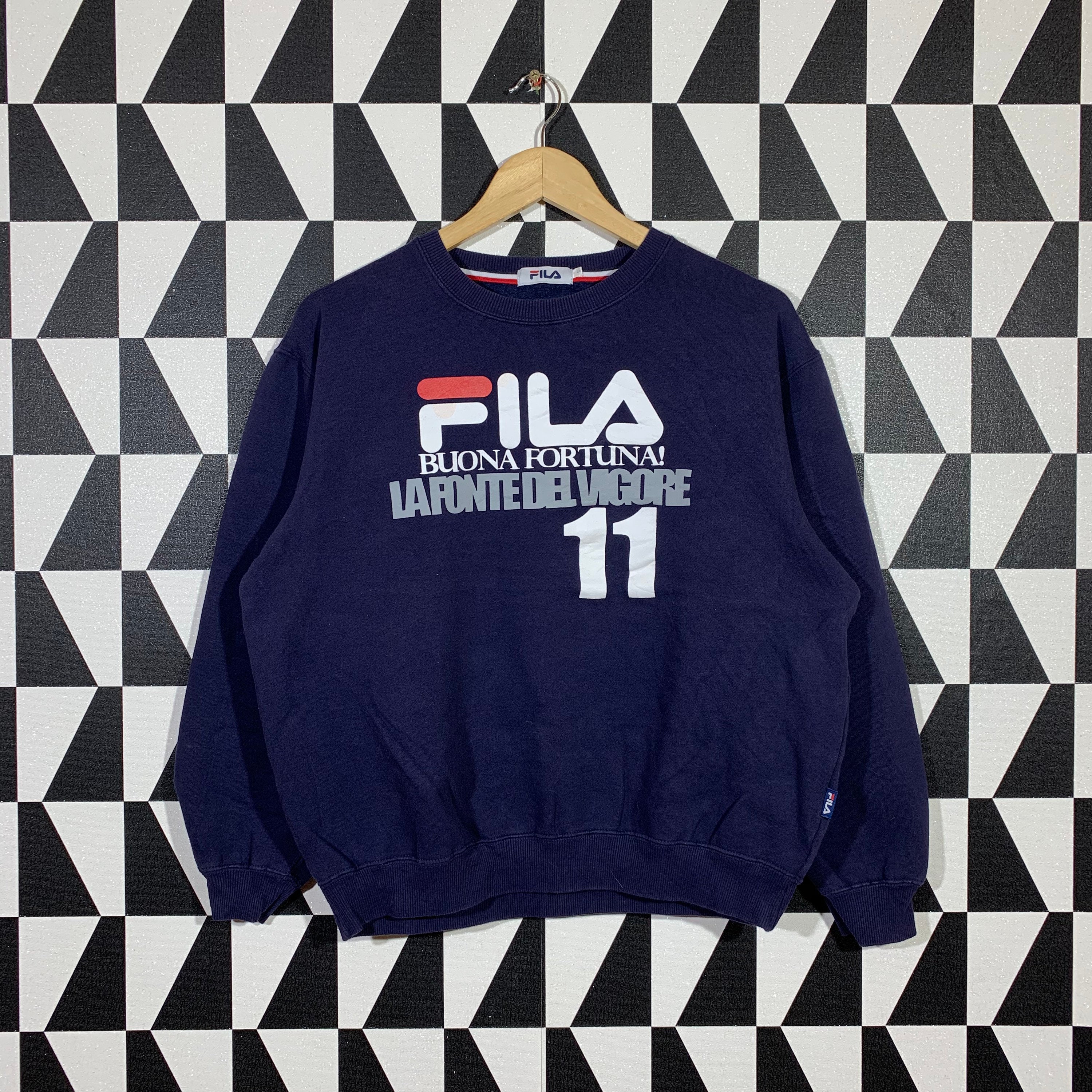 vintage fila pullover