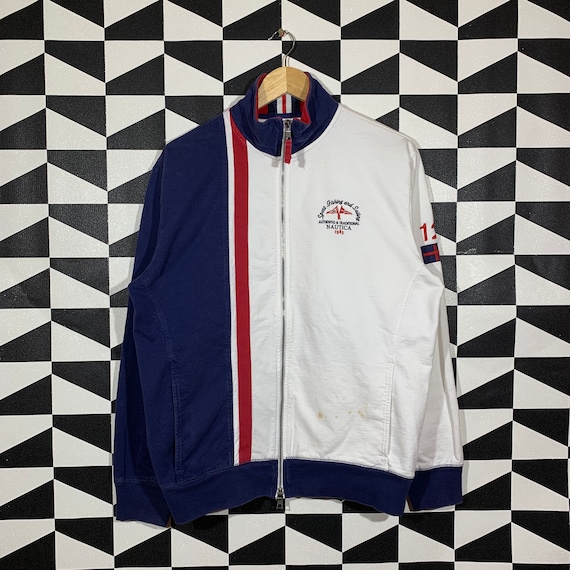 Vintage 90s Nautica Jacket Full Zip Nautica Sweate