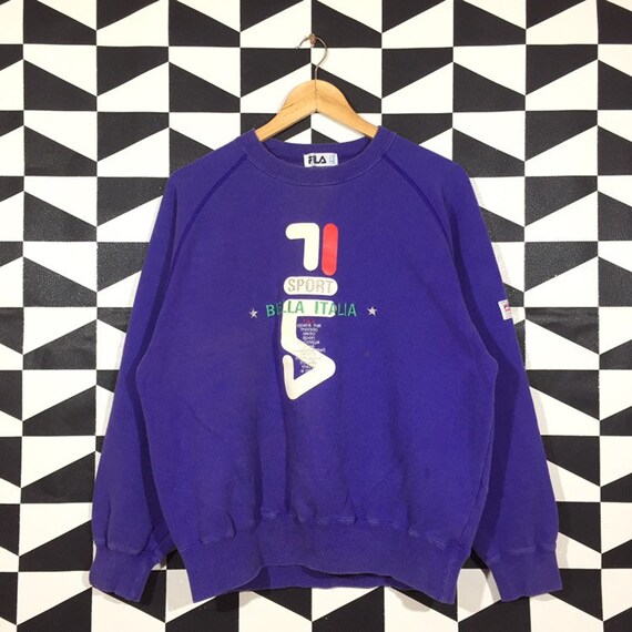 purple fila jumper