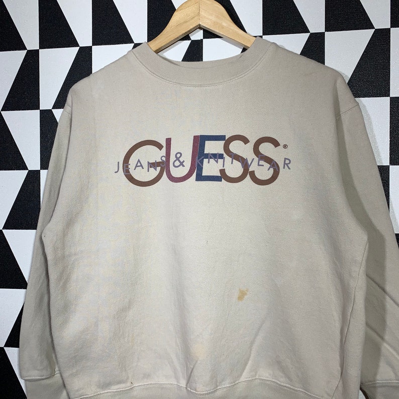Vintage 90s Guess Sweatshirt Guess Crewneck Guess Pullover | Etsy