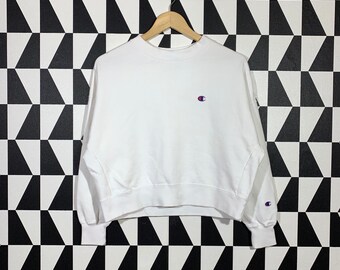 white champion sweater