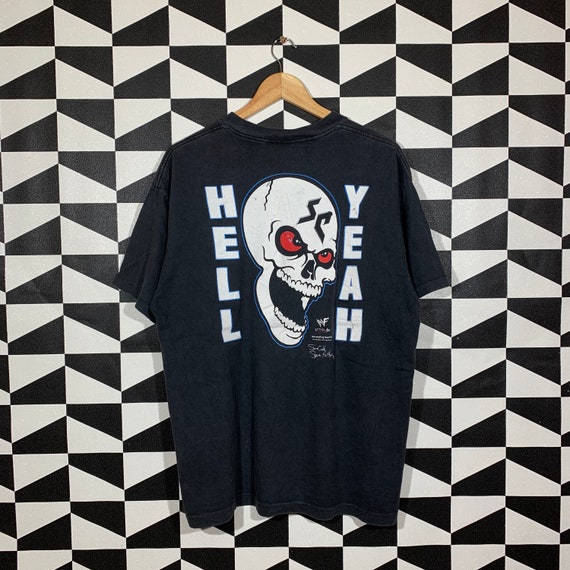 Vintage 90s WWF Stone Cold T-Shirt Stone Cold Crew