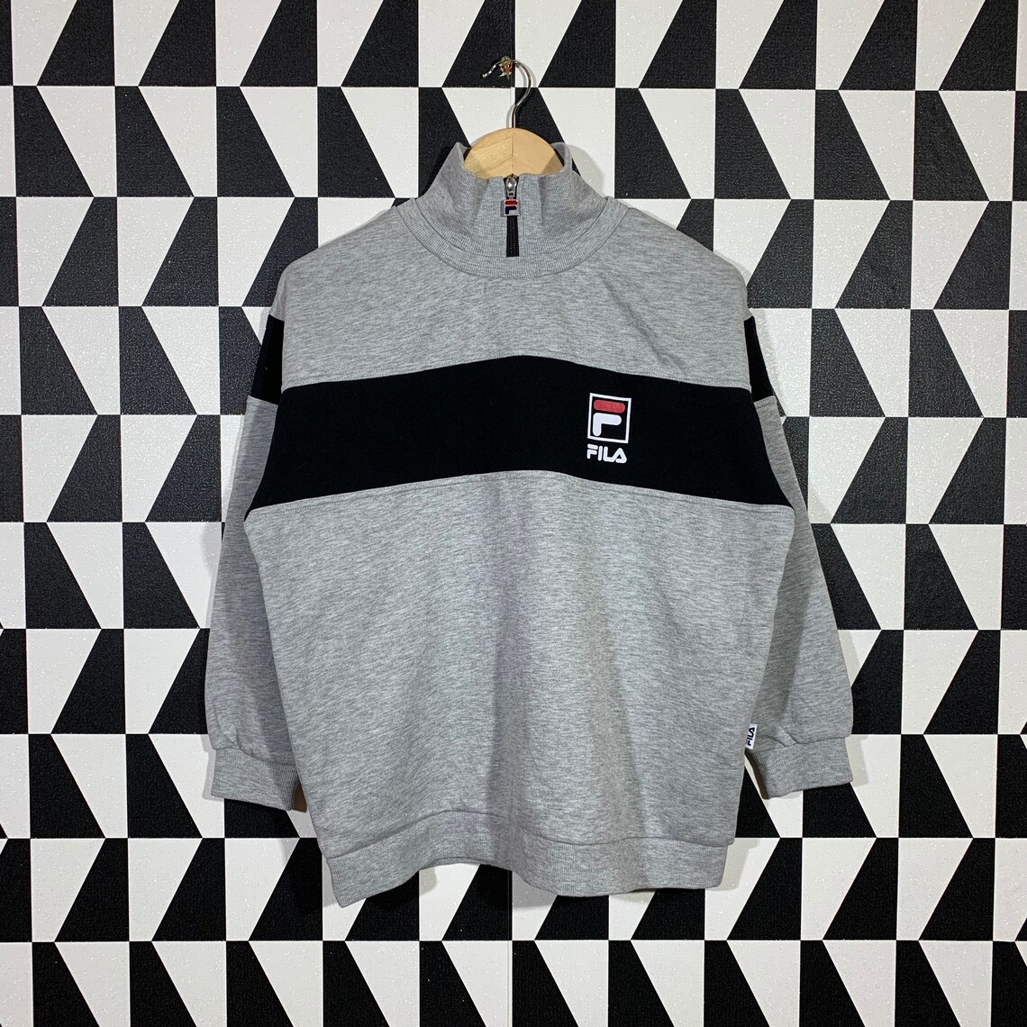 fila full sleeve printed men sweatshirt