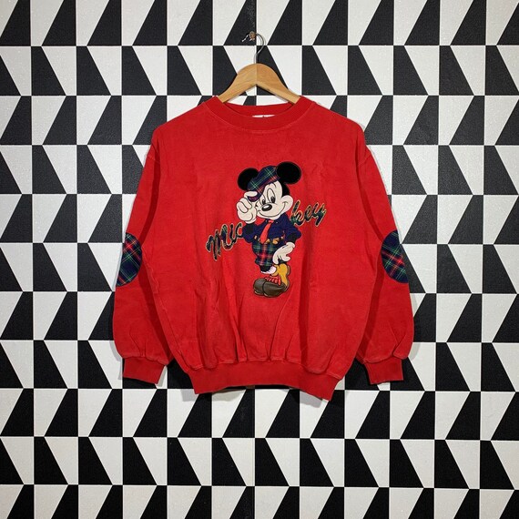 Vintage mickey mouse sweatshirt 90s Clearance