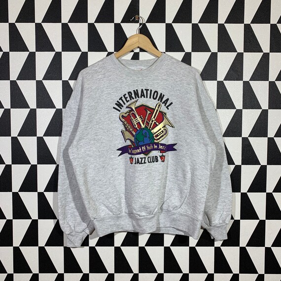 vintage jazz sweatshirt