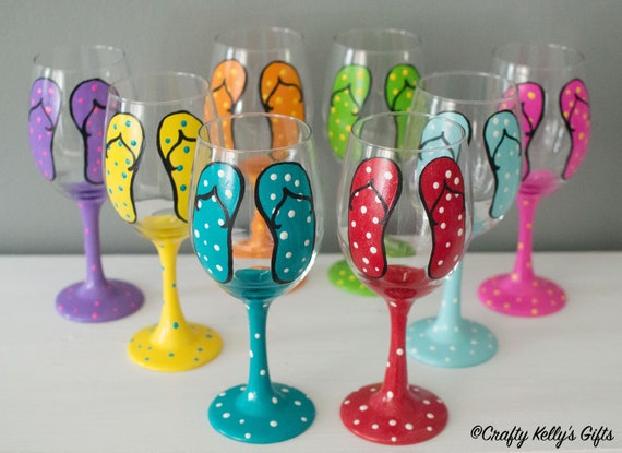 Wine Glass Painting Parties — Art by TJM