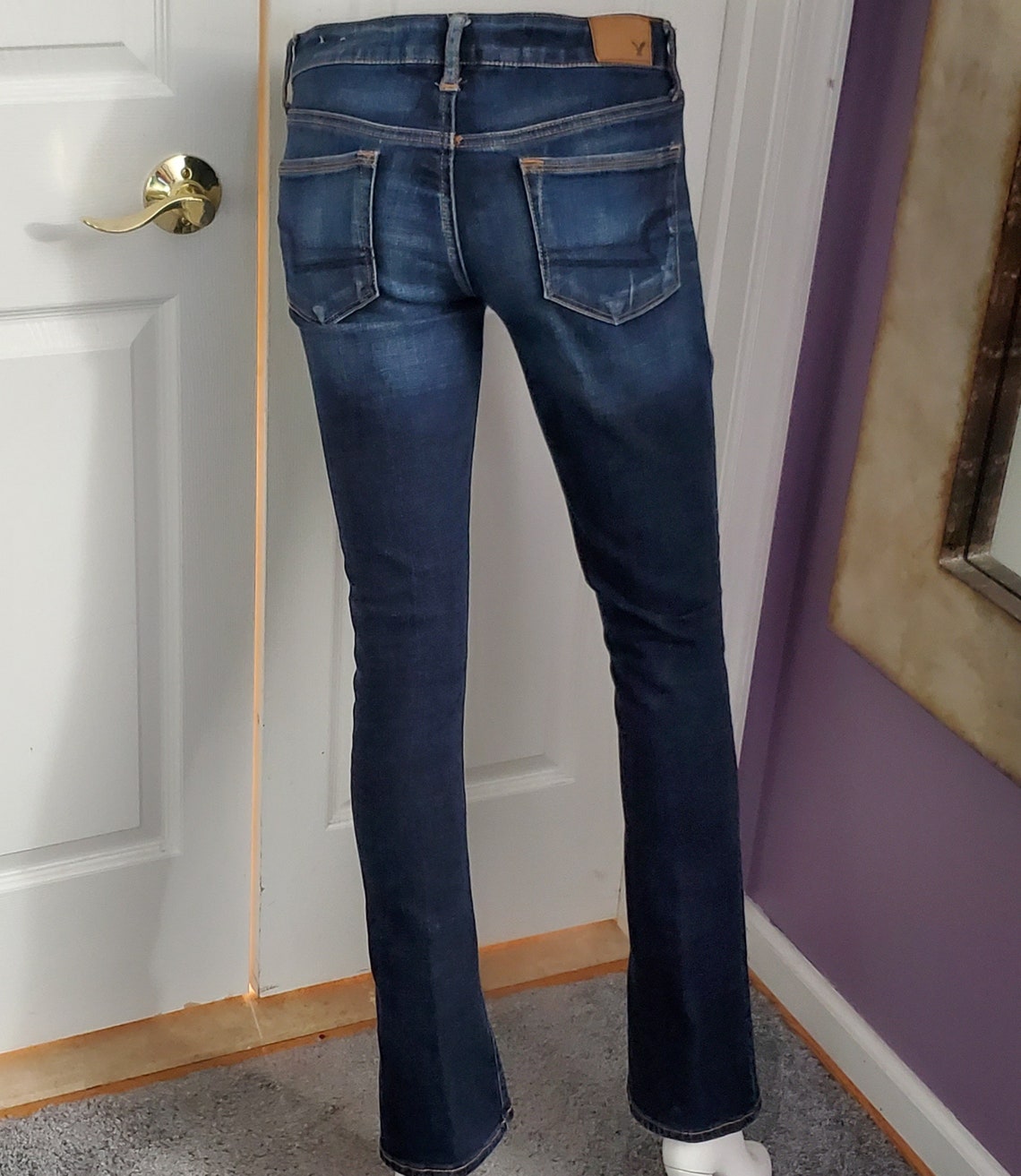 American Eagle Skinny Kick Jeans Etsy