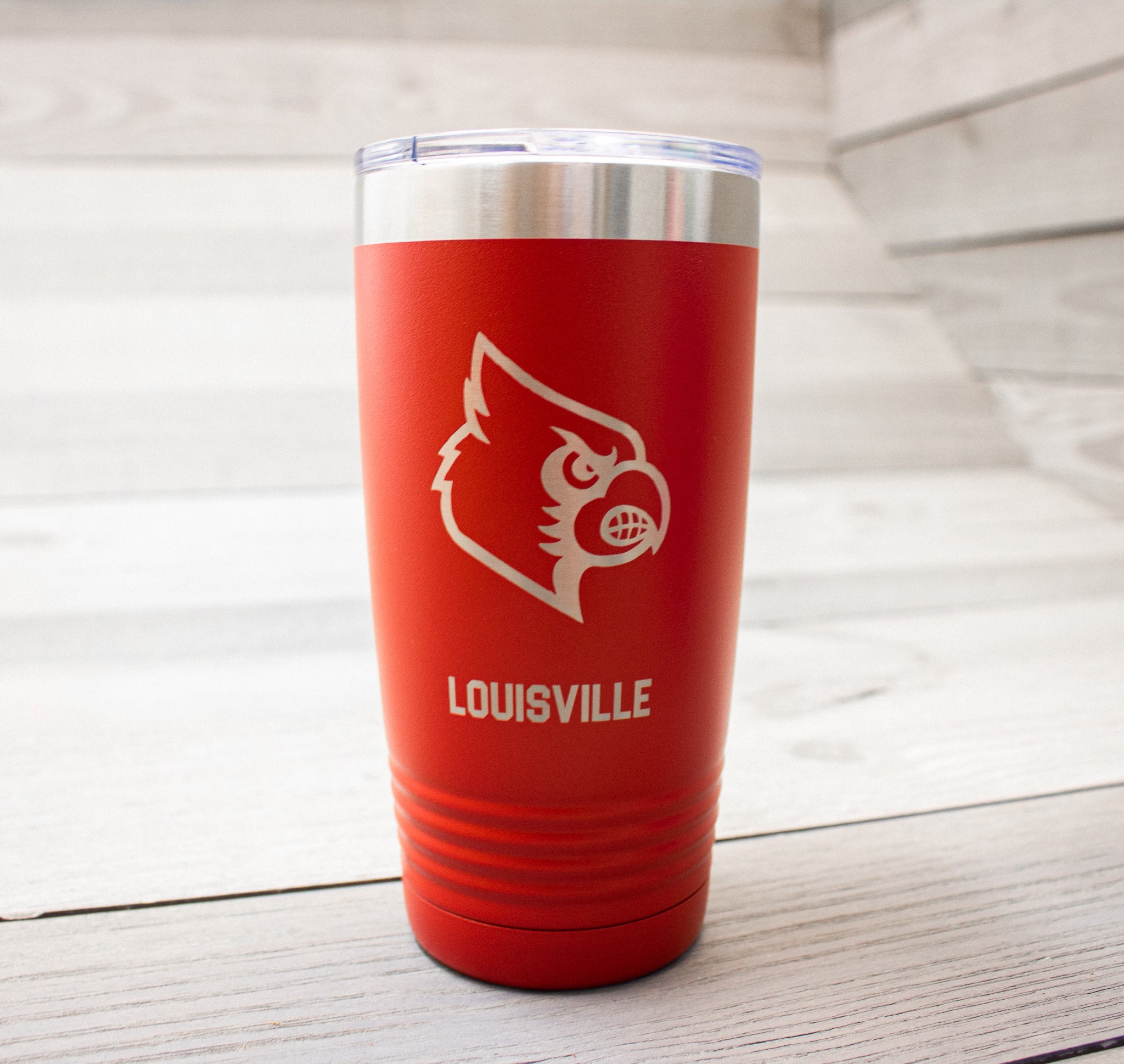 Tervis University of Louisville Cardinals Made in USA Double  Walled Insulated Tumbler, 16oz, Vault: Tumblers & Water Glasses