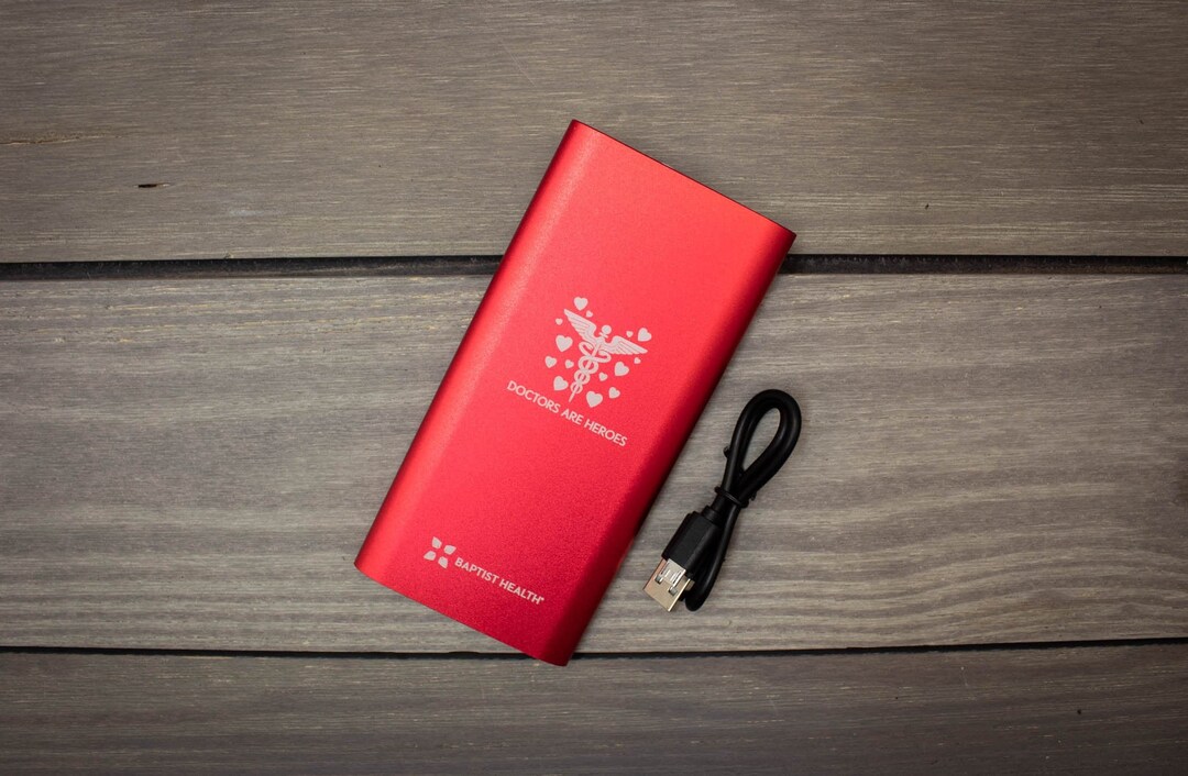 Custom Laser Engraved Power Pack, Charger, Personalized Charger, Phone Accessories, Logo Charger