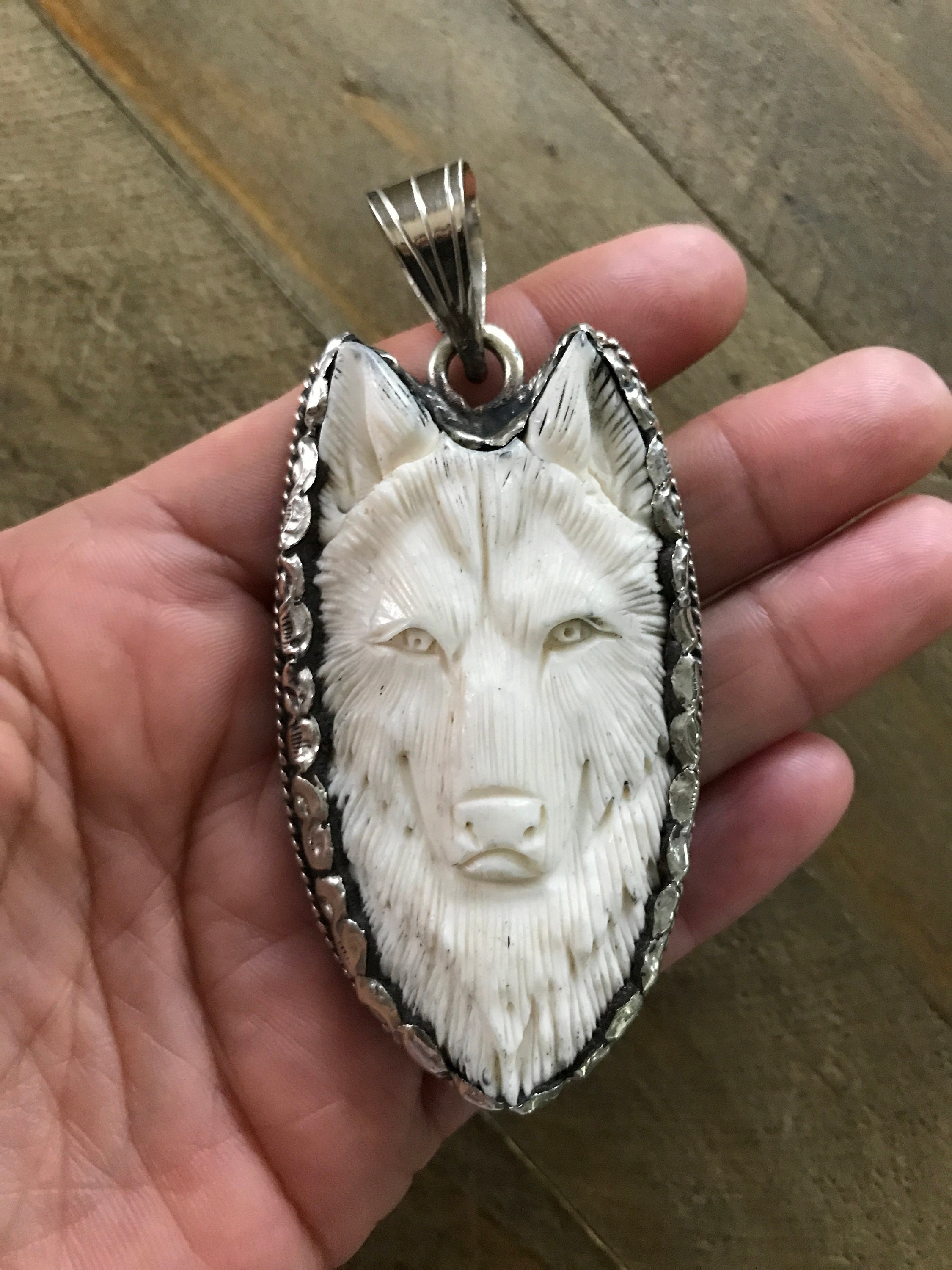 【犬畜生】ヨウジ OVAL WOLF DAGGER PENDANT YOHJI YAMAMOTO OVAL WOLF Dagger Pendant Necklace Silver 950