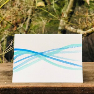 All-Occasion Note Card Set - blau und Türkis