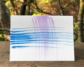 All-Occasion Note Card Set - Blue and Violet