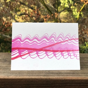 All-Occasion Note Card Set - rosa und rot