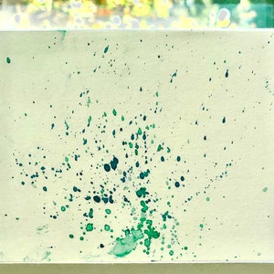 All-Occasion Note Card Set - Aquamarin Splatter