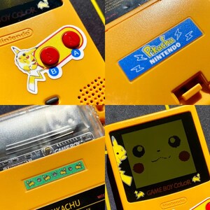 Pikachu Gameboy Color Rear Sticker Pokemon Pikachu Game Boy Sticker Sheet - Etsy Canada