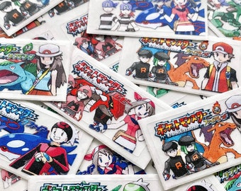 Clear Corocoro Gameboy Advance Cartridge Replacement Label