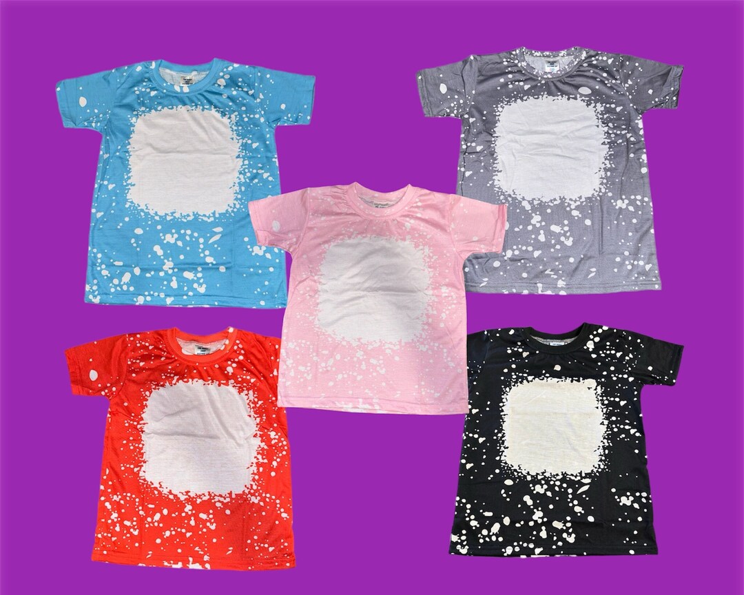 Toddler Blank Sublimation Shirts 100 Polyester Cotton Feel Short
