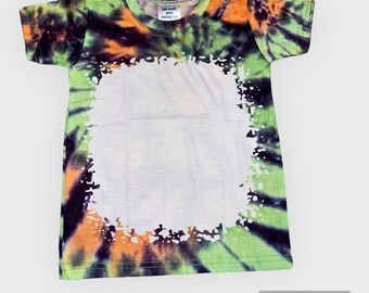 Erwachsene faux gebleicht Kurzarm Sublimation Polyester blank Halloween 100% Polyester