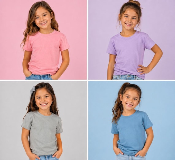 Toddler blank sublimation shirts 100% polyester cotton feel short sleeve unisex tshirt