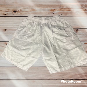 Mens sublimation swim shorts with pockets and tie string