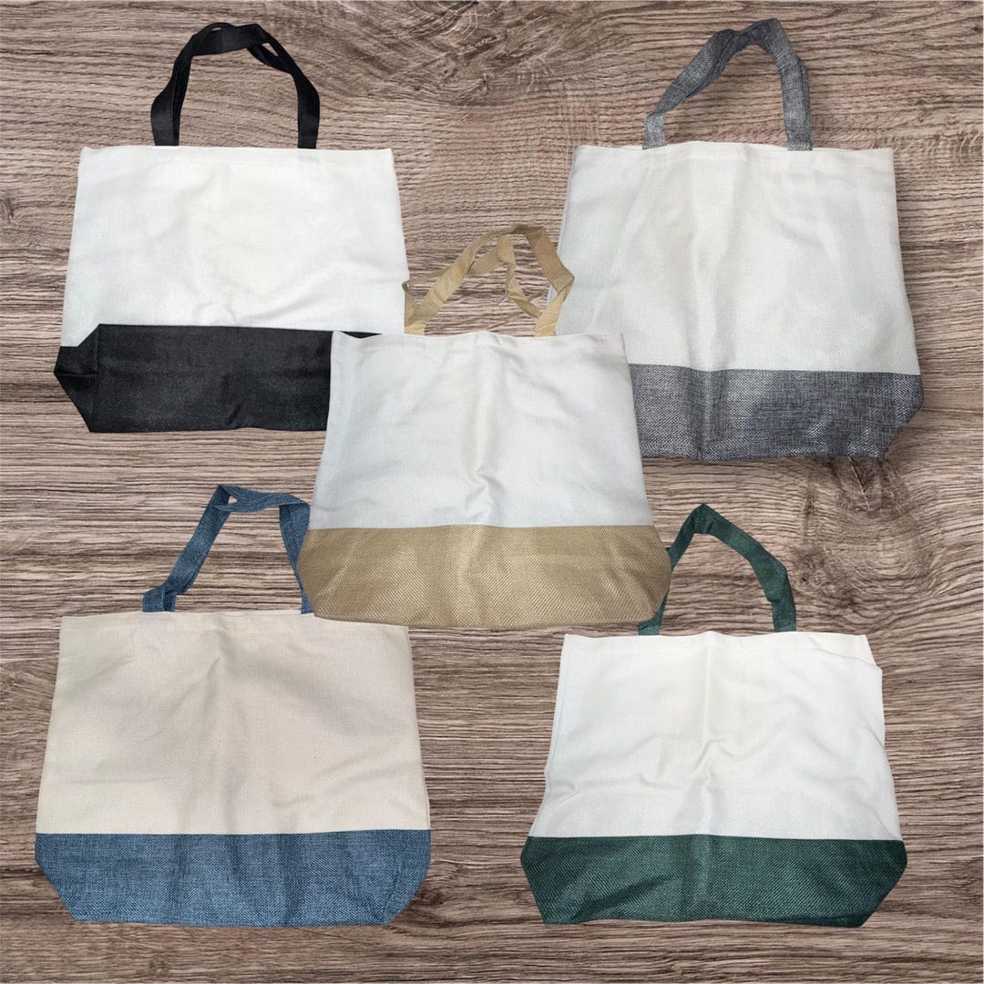 Sublimation Blank Tote Bag Etsy Sublimation blank tote bag etsy