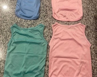 Sublimation blank polyester dog shirt