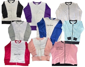 Toddler baby  sublimation zip up sweatshirts polyester jacket bomber jacket